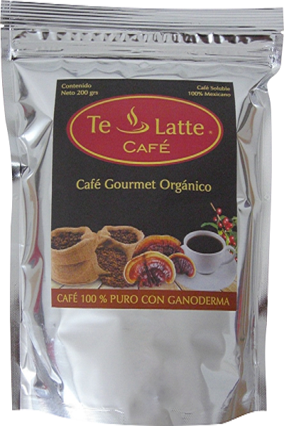 Te Latte Café - Café Puro con Ganoderma lucidum, Reishi
